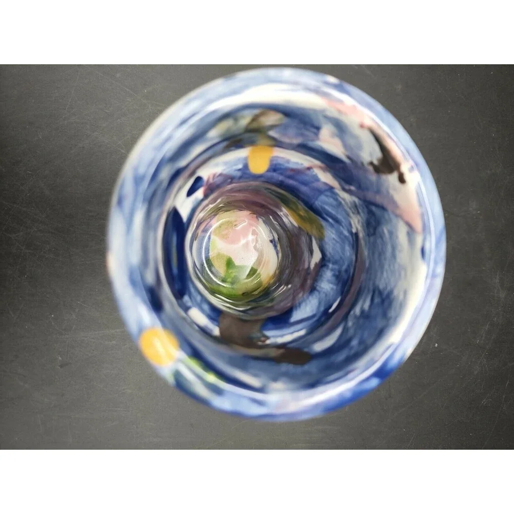 Ceramic Ice Cream Cone Dish Handmade by Emily Soft Serve Ice-cream Decorative